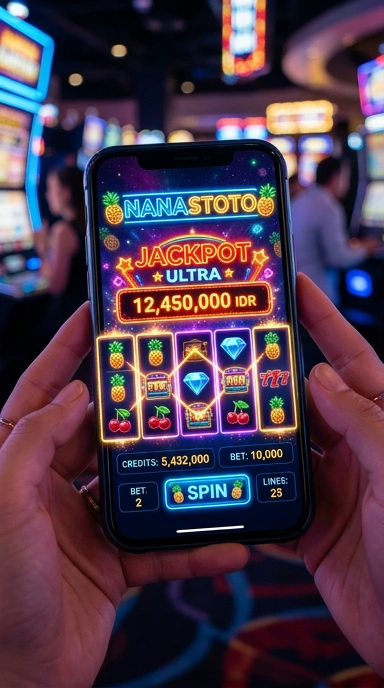 Tampilan antarmuka pengguna nanastoto yang sederhana dan intuitif.
